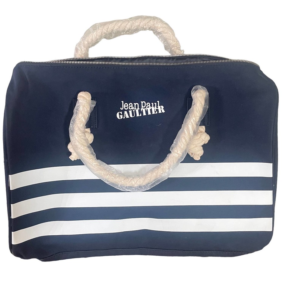 Jean paul Gaultier Duffle bag large blue nautical New